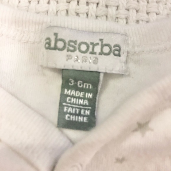 3/$30 Absorba Paris Star onsie - Picture 3 of 3